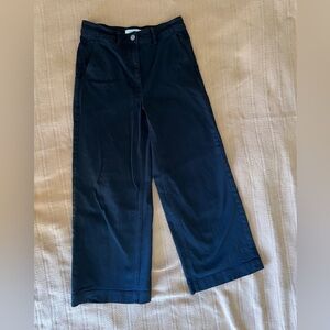 Everlane black wide leg pants size 4